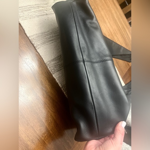 NWOT Anthropologie leather knotted shoulder bag - Picture 6 of 9